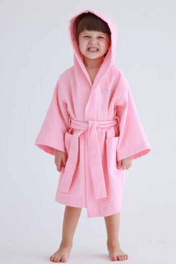 ხალათი ვაფლის, Strawberry Waffle, კაპიუშონით